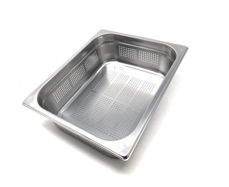STAINLESS STEEL GN PAN PERFORATED 1/2